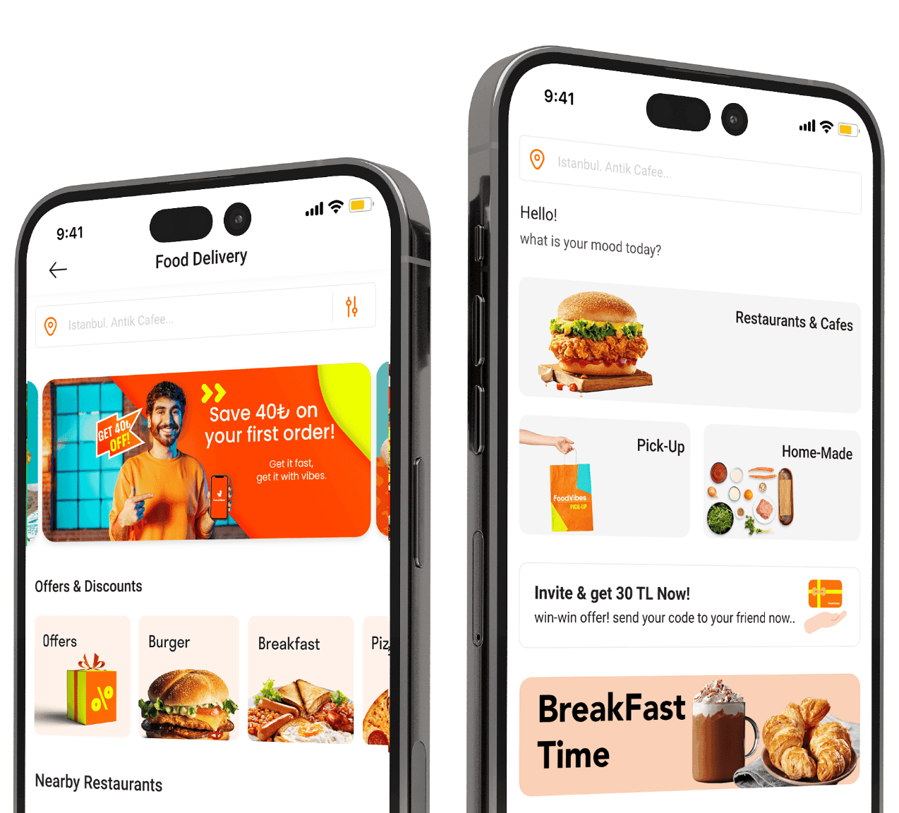 FoodVibes app